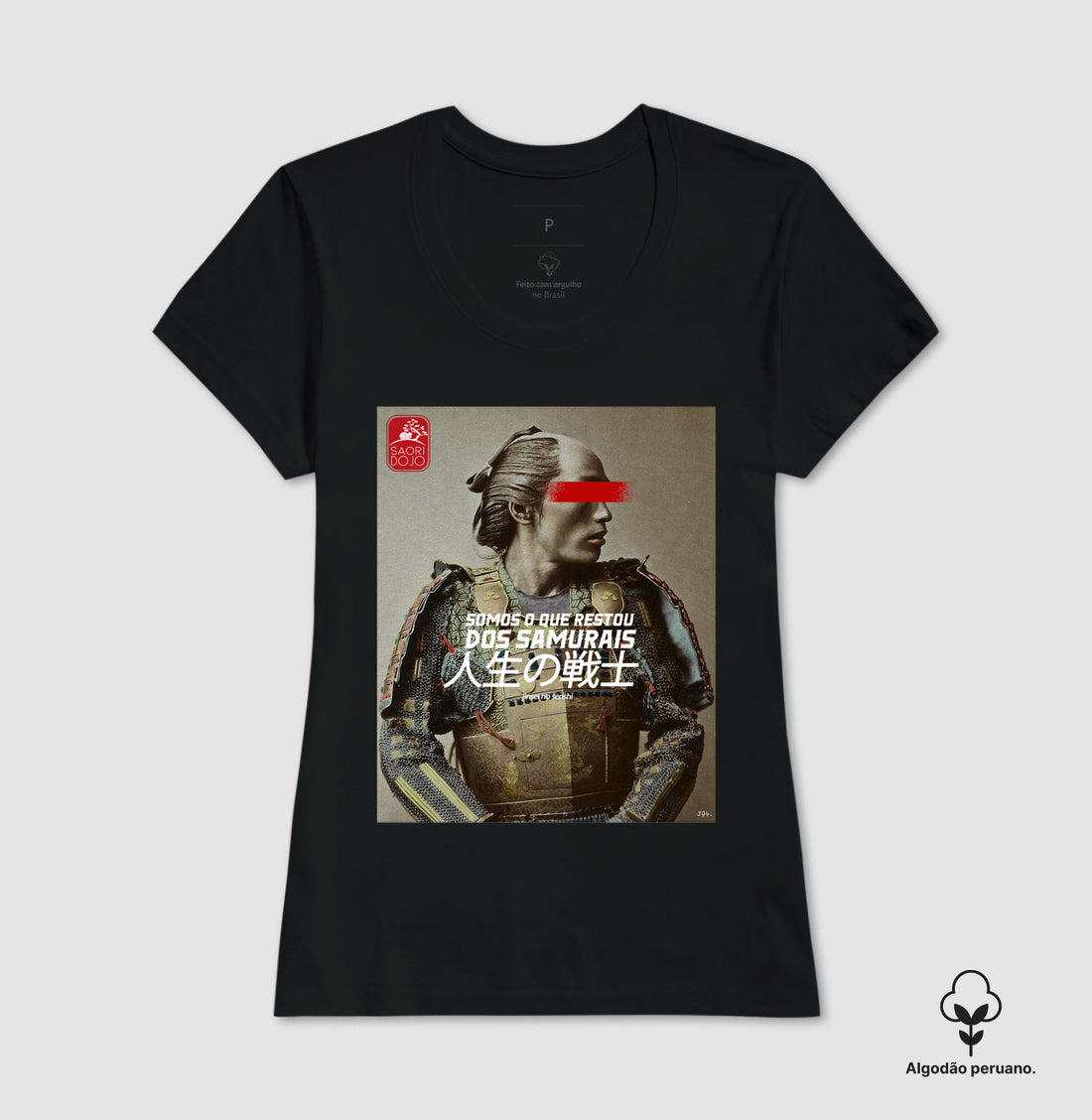 Camiseta O que restou dos samurais Algodão PERUANO