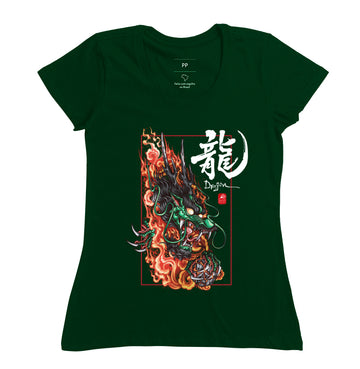 Camiseta rising dragon Algodão Premium