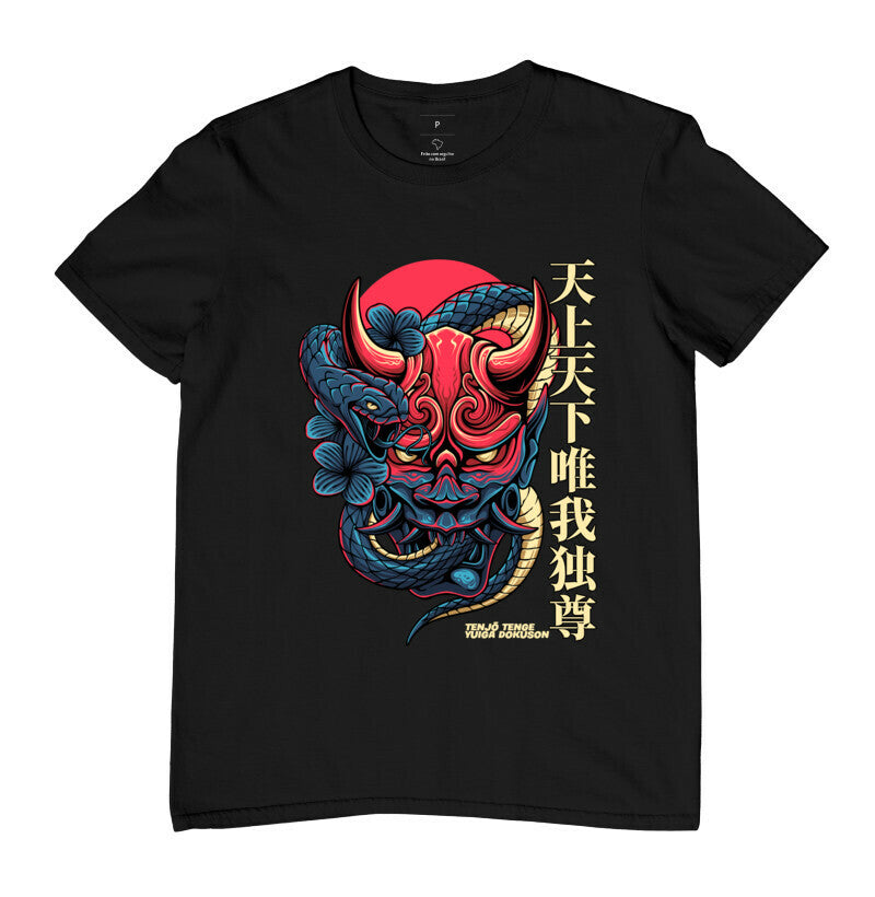 Camiseta Tenjo Tenge Hannya Algodão Premium