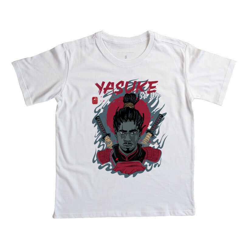 Camiseta Infantil YASUKE Algodão Premium