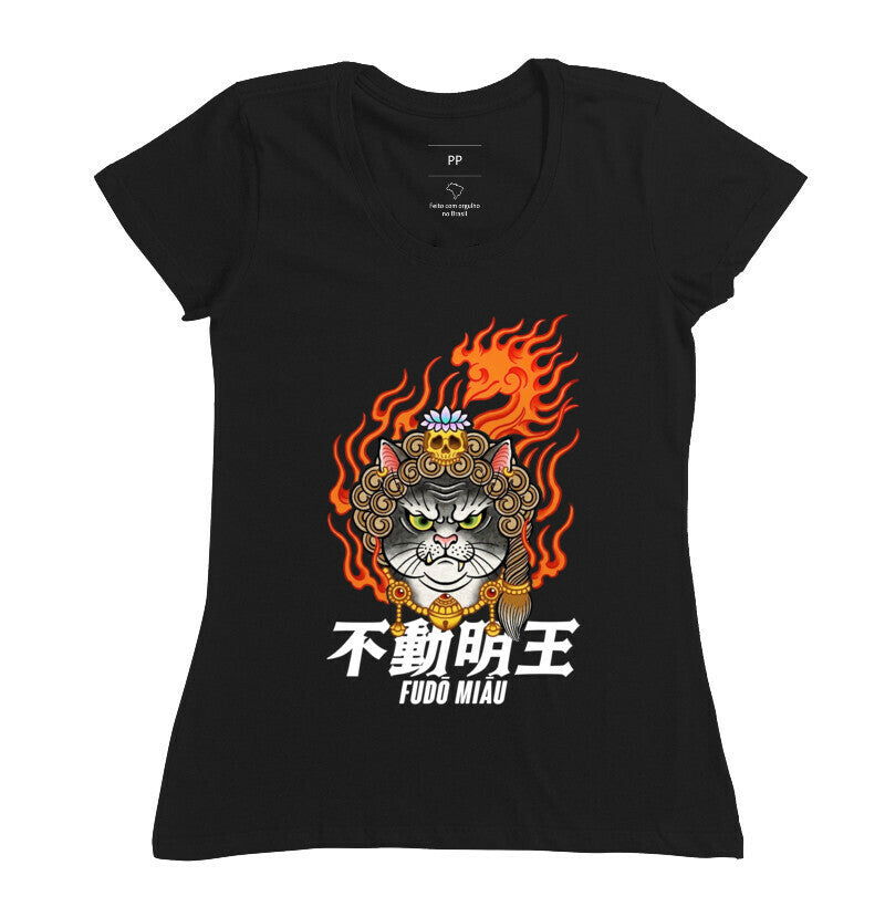 Camiseta FUDŌ MIĀU Algodão Premium