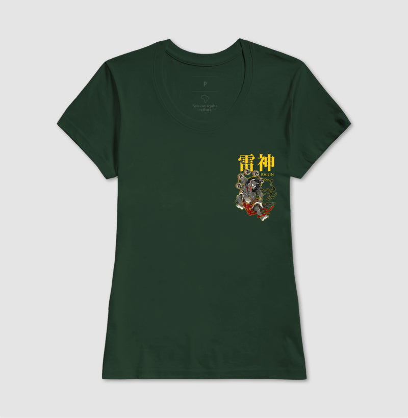 Camiseta Raijin minimal Algodão Premium