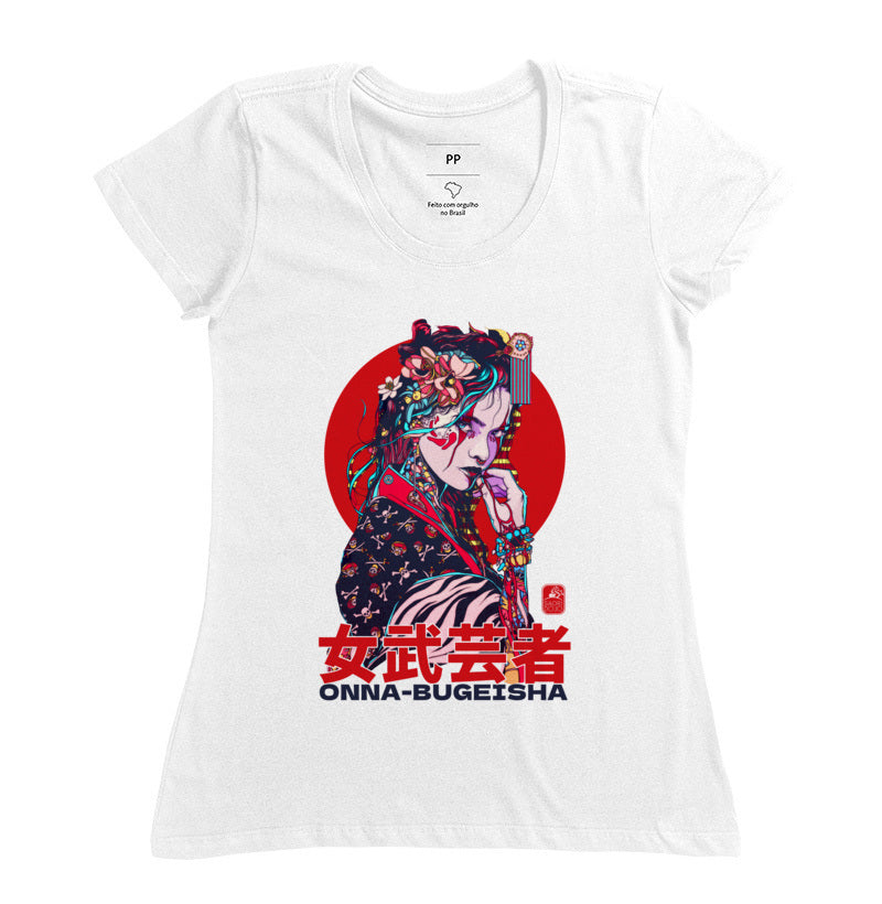 Camiseta Onna Bugeisha Algodão Premium