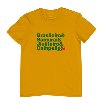 Camiseta brasileiro jiujiteiro Algodão Premium