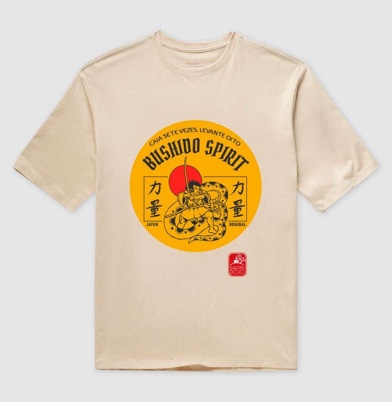 Camiseta OVERSIZED Bushido Spirit PRETA