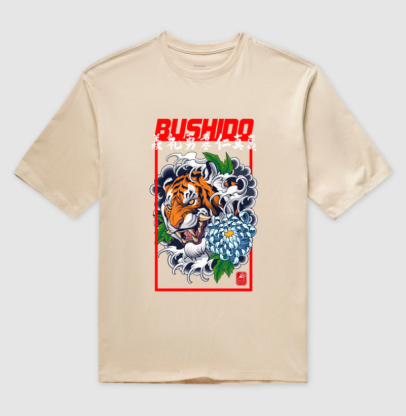 Camiseta OVERSIZED Tigre Bushido 2