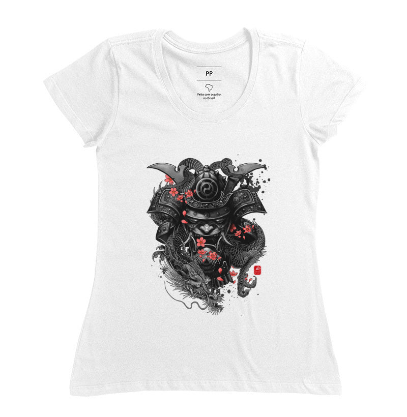 Camiseta samurai dragon neo Algodão Premium