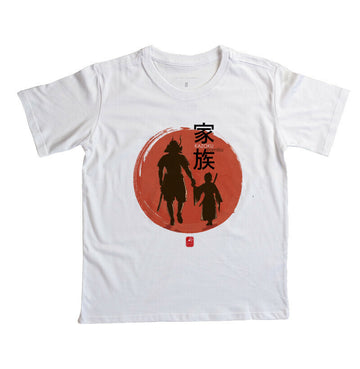 Camiseta Infantil Kazoku Algodão Premium