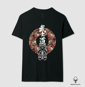 Camiseta Bushido Circle Algodão PERUANO