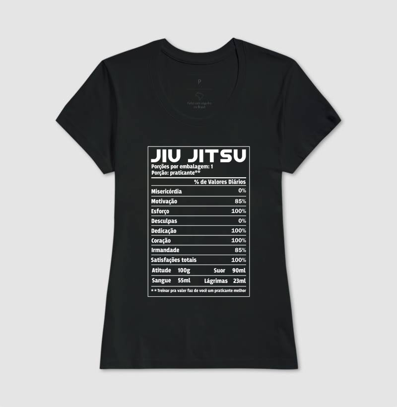 Camiseta Informação Jiu Jitsu Algodão premium
