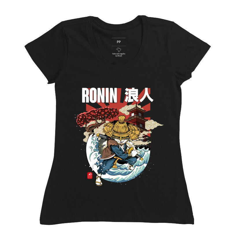 Camiseta Ronin Cat Algodão Premium