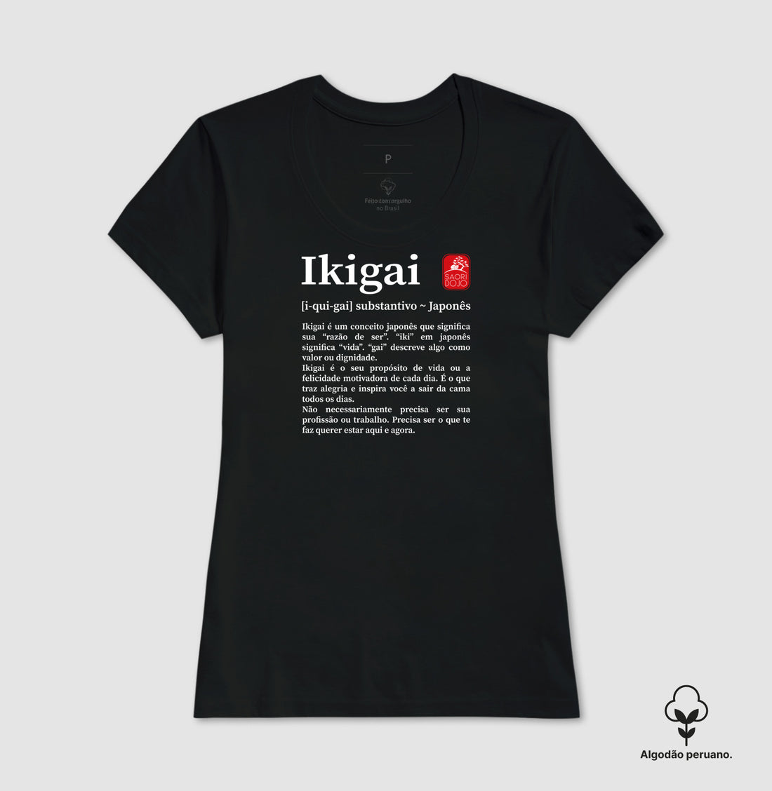 Camiseta IKIGAI Algodão PERUANO