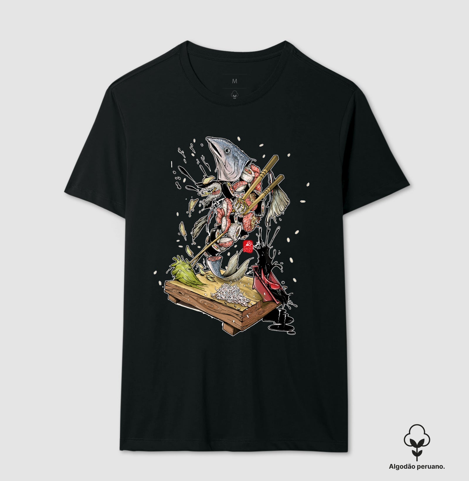 Camiseta Living Sushi Algodão PERUANO