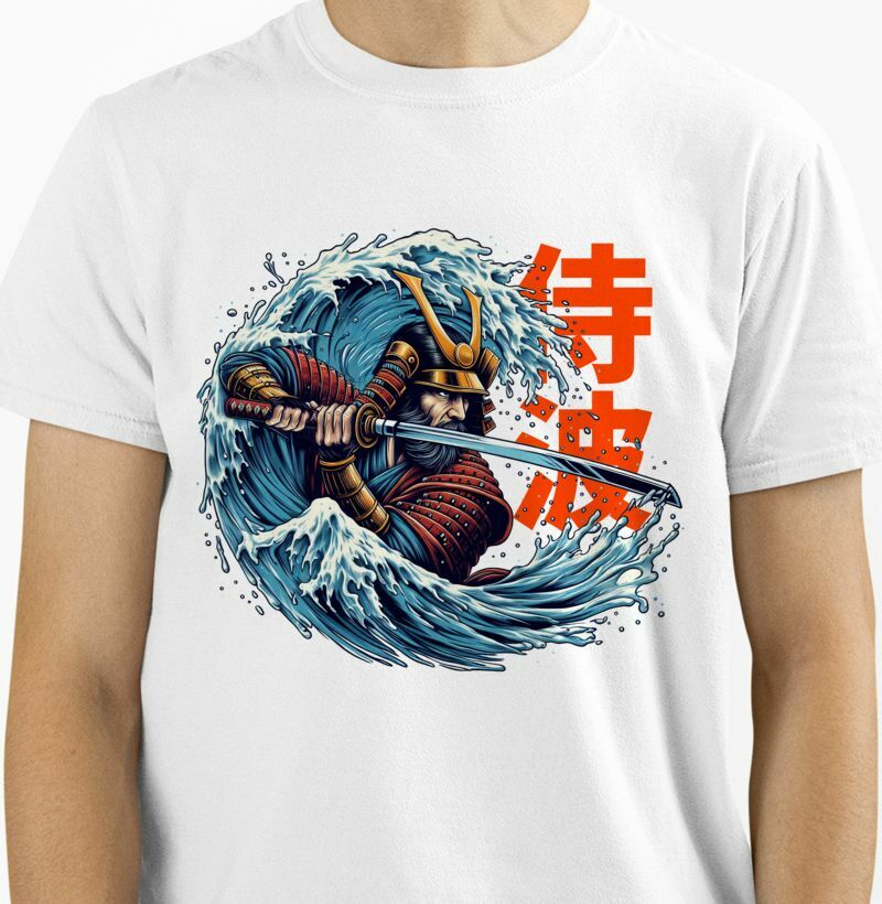 Camiseta Samurai Wave Algodão PERUANO