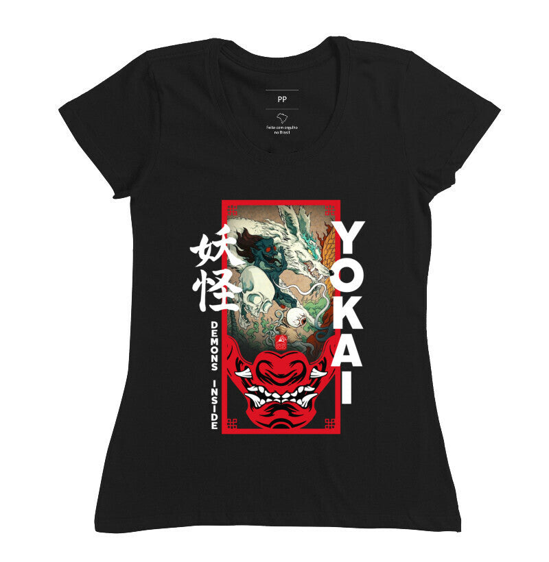 Camiseta Yokai Algodão Premium