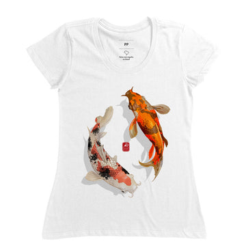 Camiseta double koi Algodão Premium