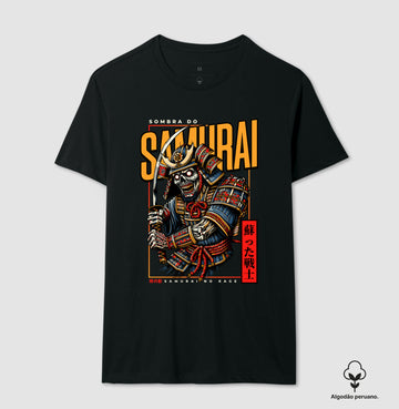 Camiseta Sombra do Samurai Algodão PERUANO