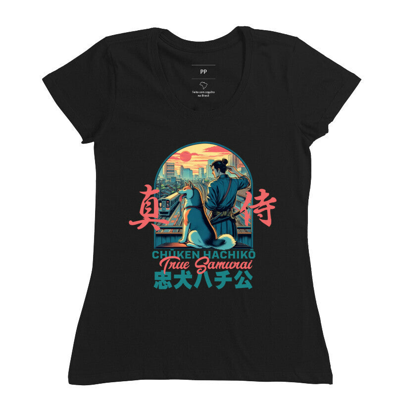 Camiseta Hachiko True Samurai Algodão Premium