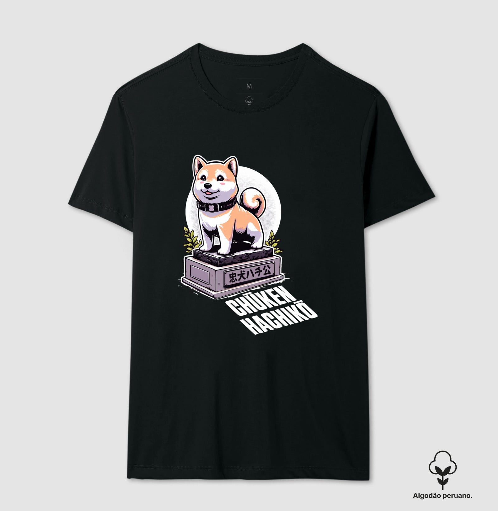 Camiseta Chūken Hachikō Algodão PERUANO