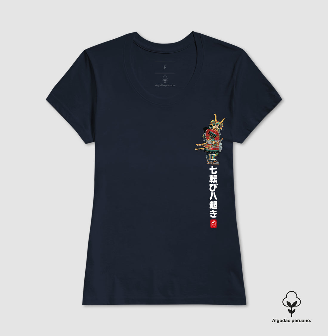 Camiseta Nanakorobi Yaoki ALGODÃO PERUANO