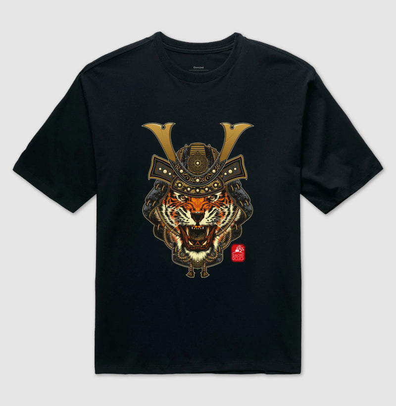 Camiseta OVERSIZED Tigre Samurai color