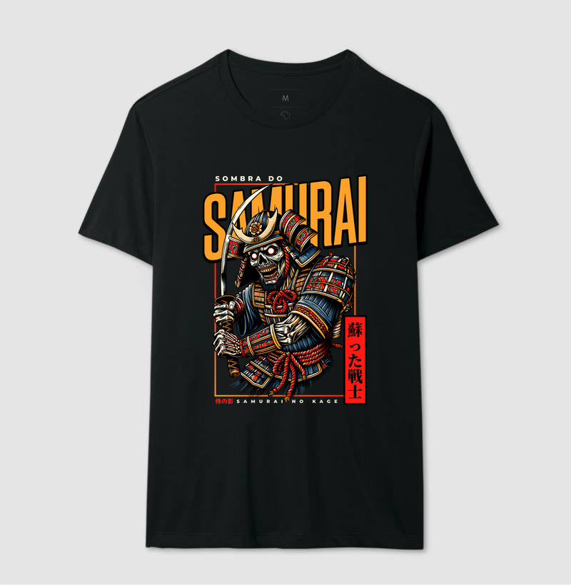 Camiseta Sombra do Samurai Algodão Premium