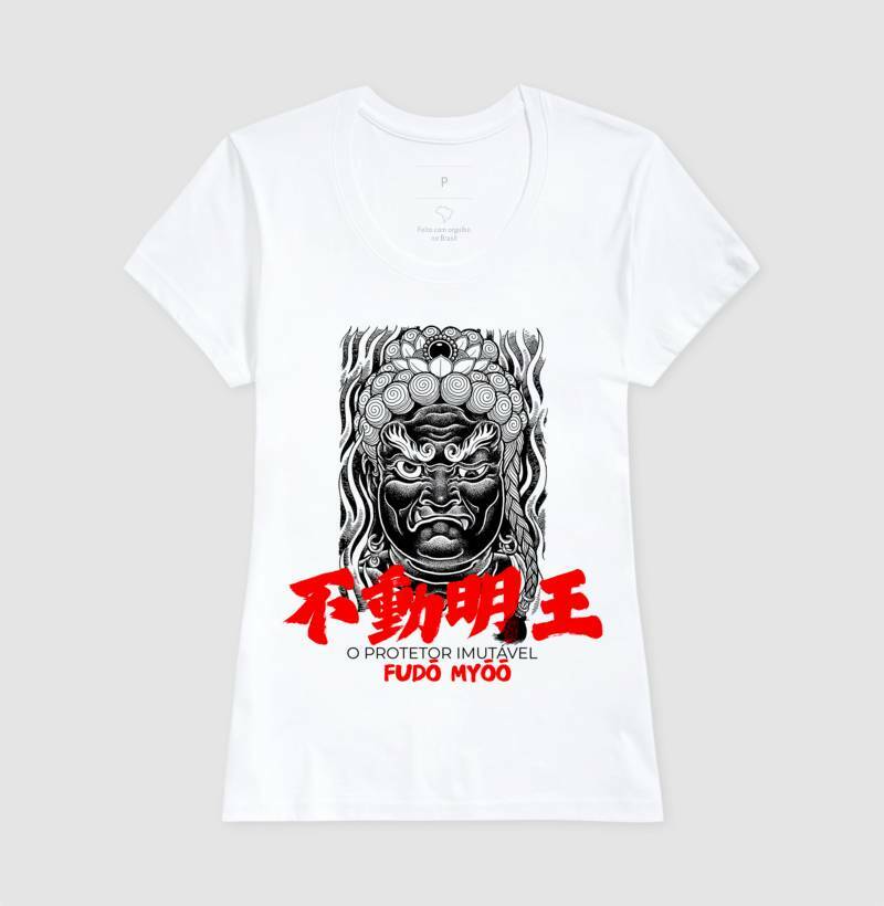 Camiseta Fudō Myōō Algodão Premium