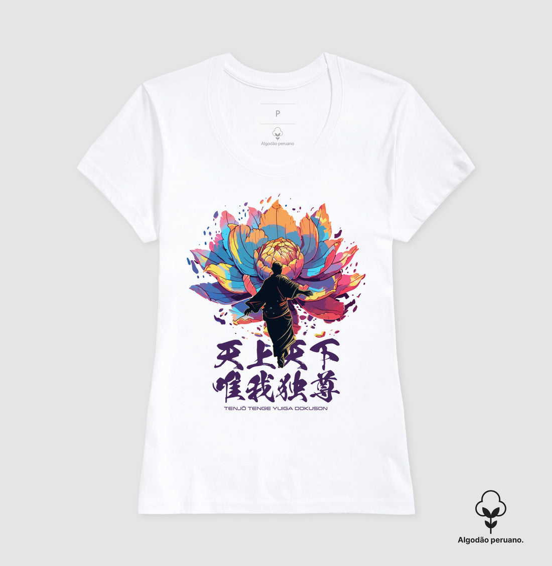 Camiseta Tenjo Tenge Lotus Algodão PERUANO