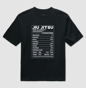 Camiseta OVERSIZED Informação Jiu Jitsu