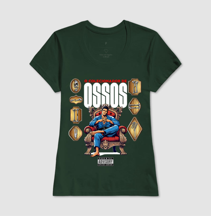 Camiseta O Colecionador de Ossos Algodão Premium