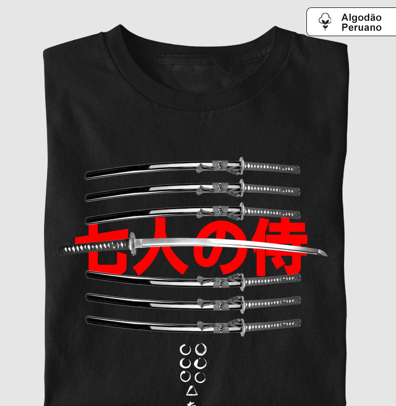 Camiseta Seven Katana Algodão PERUANO