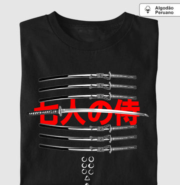 Camiseta Seven Katana Algodão PERUANO