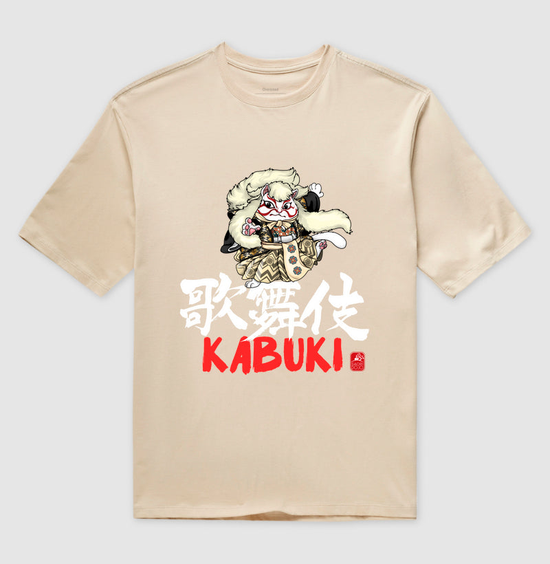 Camiseta OVERSIZED Kabuki Neko